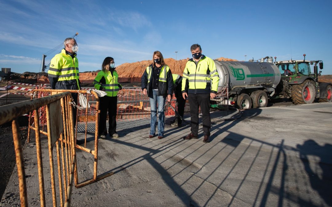 El Puerto de Huelva completa la primera fase de las obras para la recogida de pluviales en el Muelle Ingeniero Juan Gonzalo