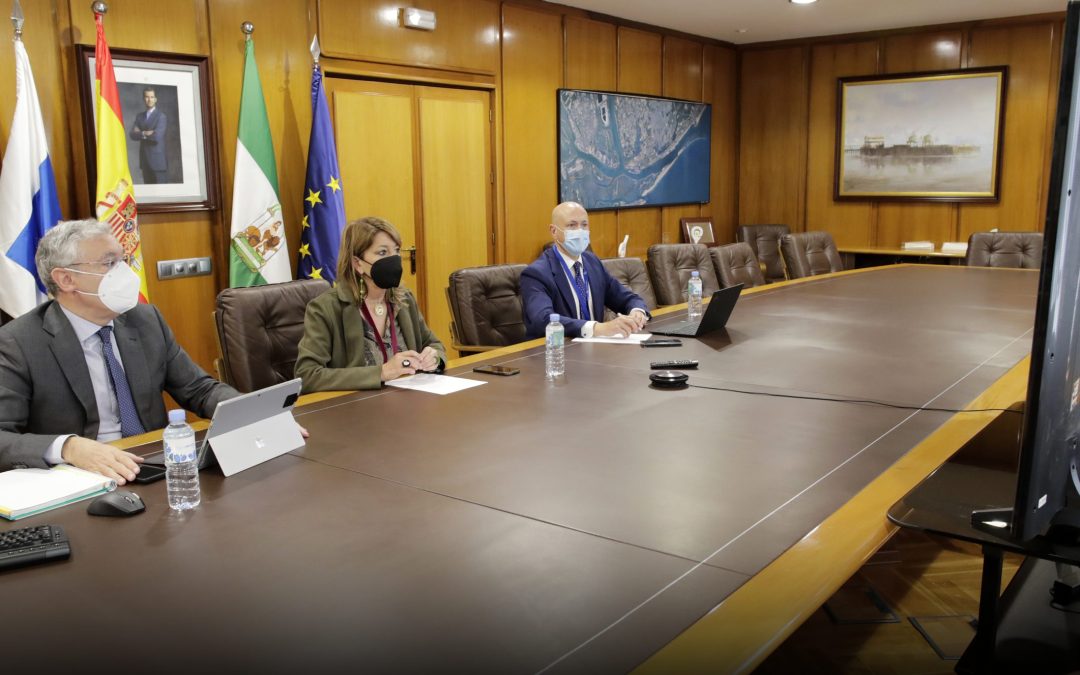 El Puerto de Huelva participa en el Comité de Distribución del Fondo de Compensación Interportuario para abordar los proyectos Puertos 4.0