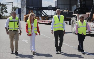 El Puerto de Huelva amplía la terminal intermodal de Majarabique para incrementar la capacidad de los trenes que operan entre esta plataforma y el Muelle Sur