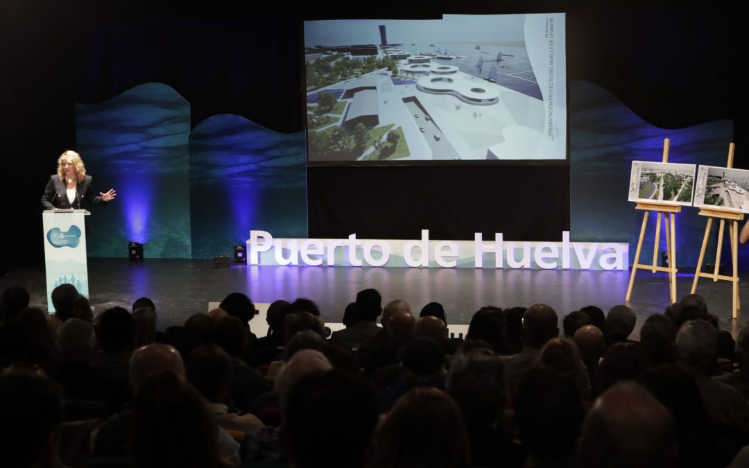 El proyecto de remodelación del Muelle de Levante del Puerto de Huelva contribuirá a la transformación urbanística, paisajística y a la generación de actividad económica en la ciudad