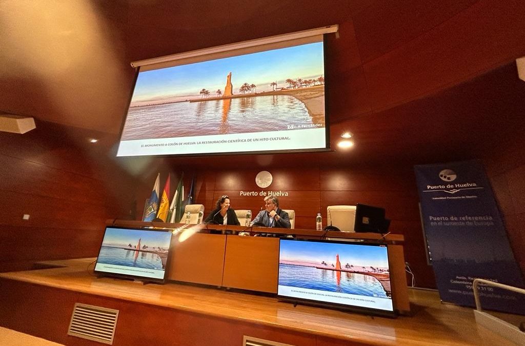 Charla conferencia sobre ‘La rehabilitación del Monumento a Colón y las obras de adecuación de su entorno’