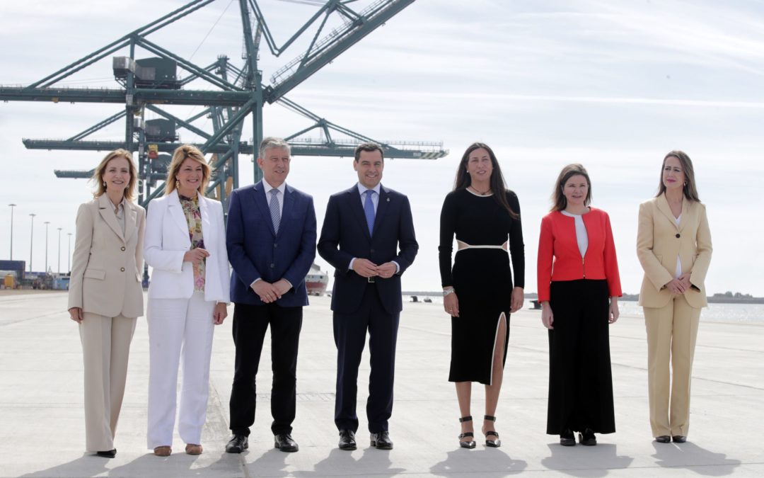 El Puerto de Huelva multiplica por cinco su capacidad para el tráfico de contenedores tras la ampliación norte del Muelle Sur