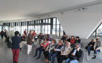 El Centro de Mayores Mora Claros visita la Lonja de la Innovación y la terminal de pasajeros