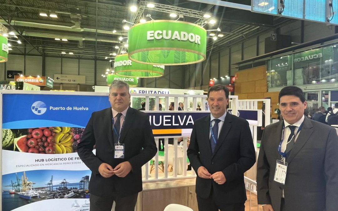 El Puerto de Huelva da a conocer en Fruit Attraction los servicios del Muelle Sur como nodo logístico del frío para impulsar las exportaciones hortofrutícolas