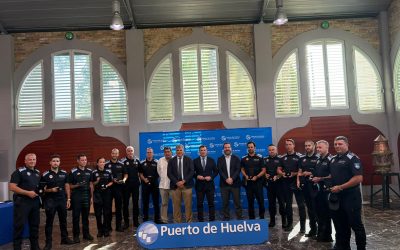 El Puerto de Huelva incorpora 13 efectivos de la Policía Portuaria para reforzar la vigilancia, la seguridad y la capacidad operativa en sus instalaciones