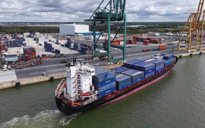 El Puerto de Huelva acoge un encuentro con la comunidad portuaria para dar a conocer el nuevo servicio de la línea regular en contenedor Huelva-Canarias de la naviera Alisios Shipping Lines