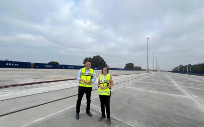 El Puerto de Huelva culmina las obras de ampliación de la terminal ferroviaria del Muelle Sur